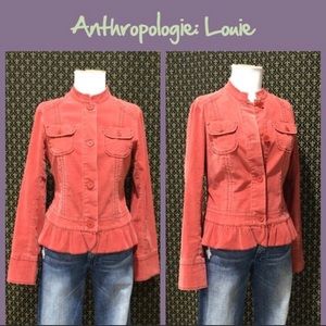 Anthropologie corduroy jacket